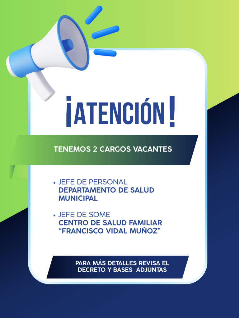 tenemos 2 cargos vacantes en planta municipal (3)